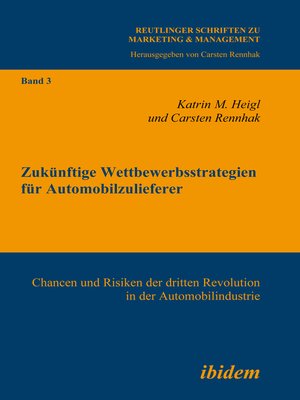 cover image of Zukünftige Wettbewerbsstrategien für Automobilzulieferer